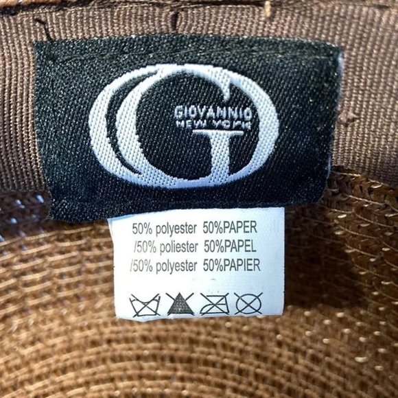 Giovannio New York Brown Straw Hat main image 5